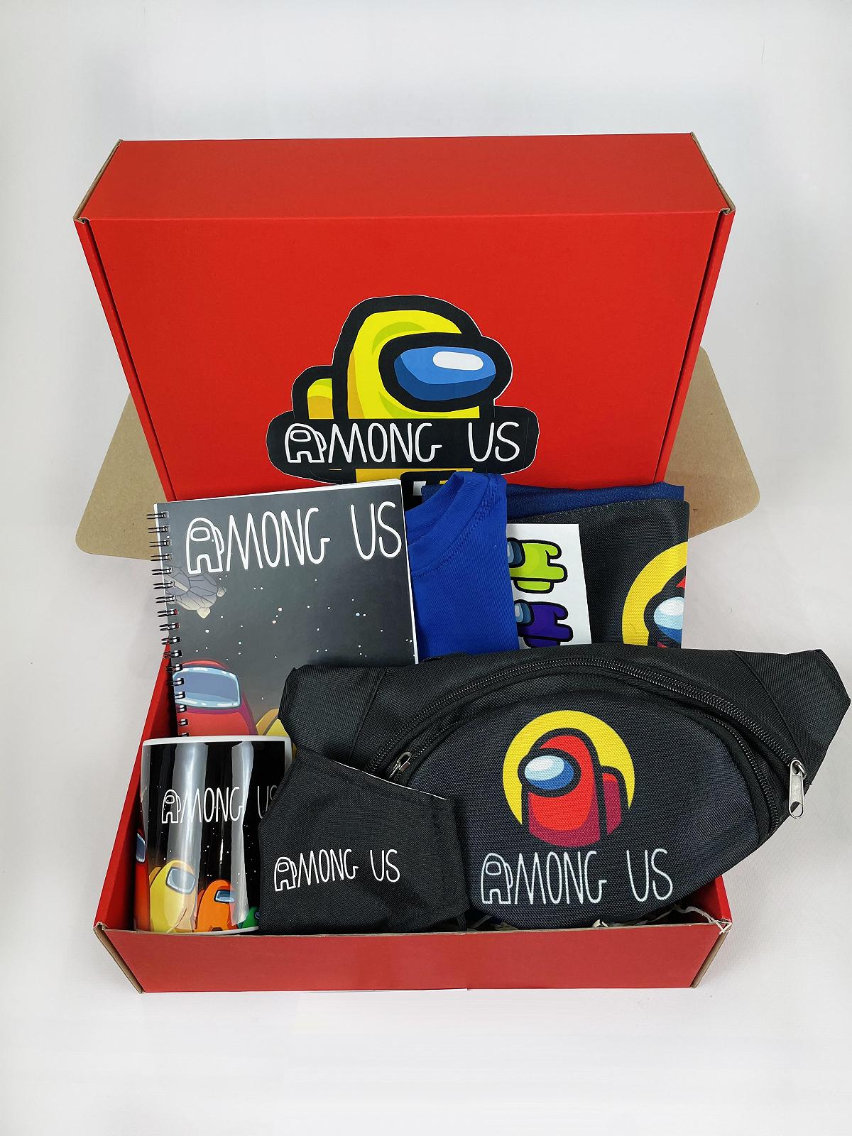 Among Us Подарунковий бокс набір Амонг Ас подарунок дівчинці і хлопчику MaxiBox8, фото №4