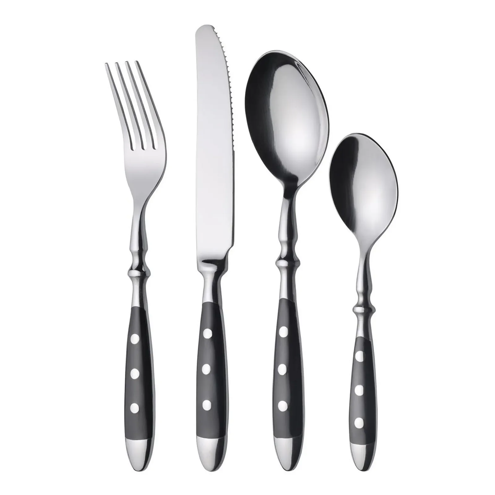 Набір столових приборів GRÄWE 24 предмети нержавіюча сталь 18/10, фото №1