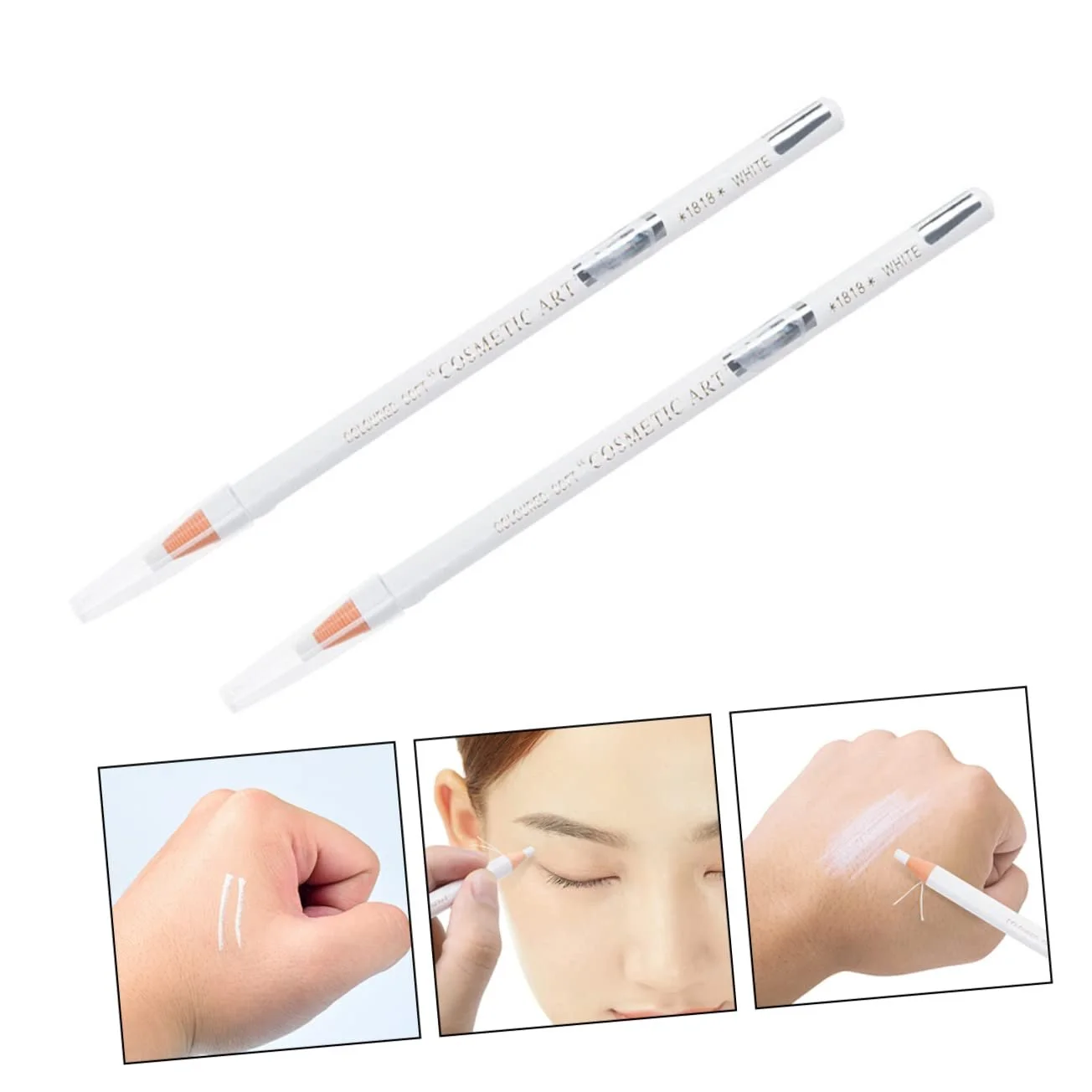 Карандаш для глаз minkissy Белый, фото №6