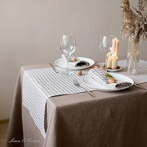 Скатертина Linen & Cotton Hygge 100% льон 140 x 200 см лляна synthetic.ua - Фото 1