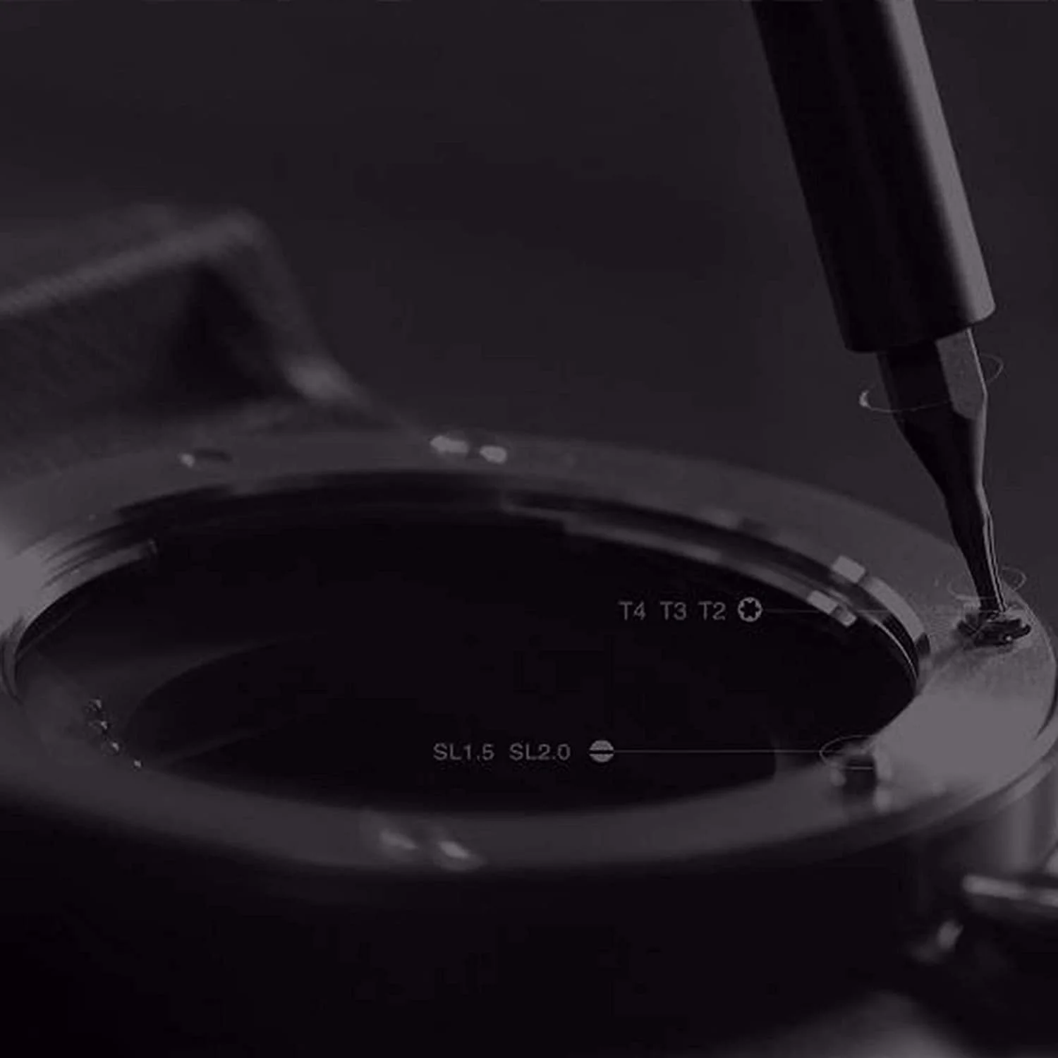 Набір прецизійних викруток Xiaomi Mi 24 магнітних біти алюмінієвий корпус, фото №5