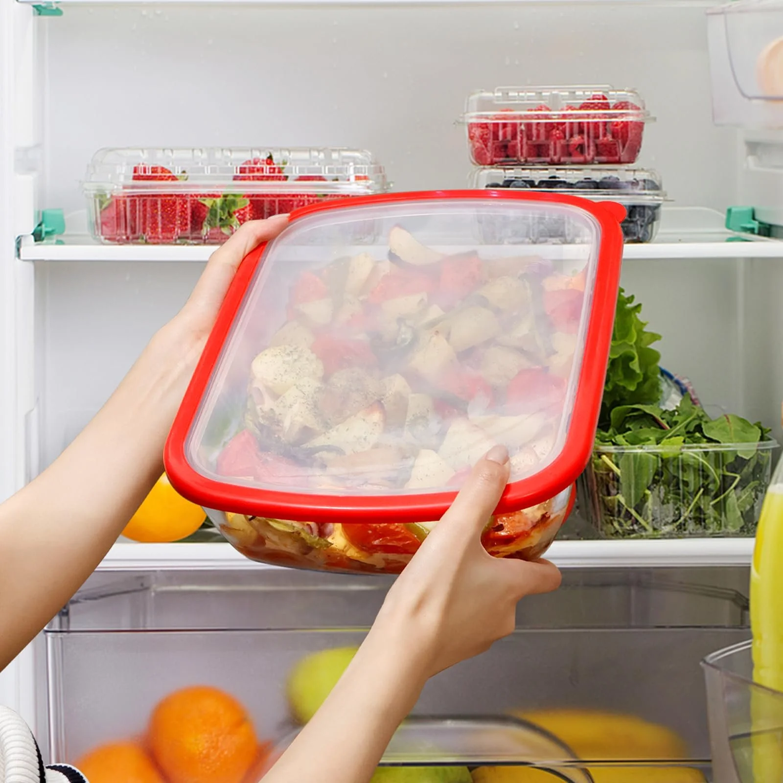 Форма для запекания стеклянная NUTRIUPS с крышкой 3 л, фото №4