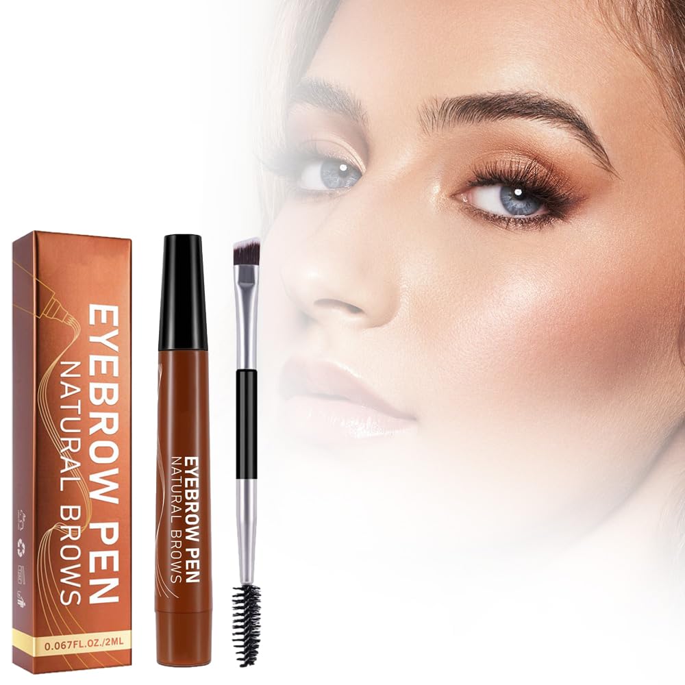 Олівець для брів Magic Tattoo 4 Gabelspitze Microblading Wasserfest Браун, фото №1