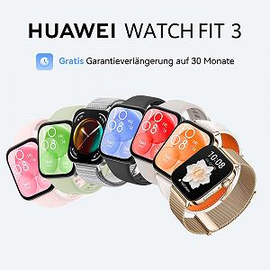 Смарт-годинник HUAWEI Watch FIT 3, алюмінієвий корпус, 1,82-дюймовий AMOLED-дисплей, рожевий фтореластомер synthetic.ua - Фото 1