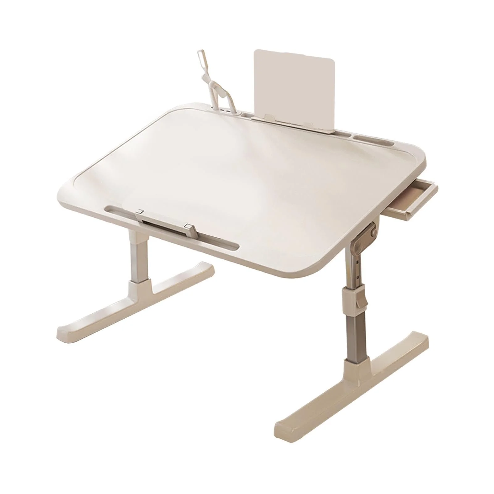 Складной прикроватный столик для ноутбука Белый стиль A, фото №1