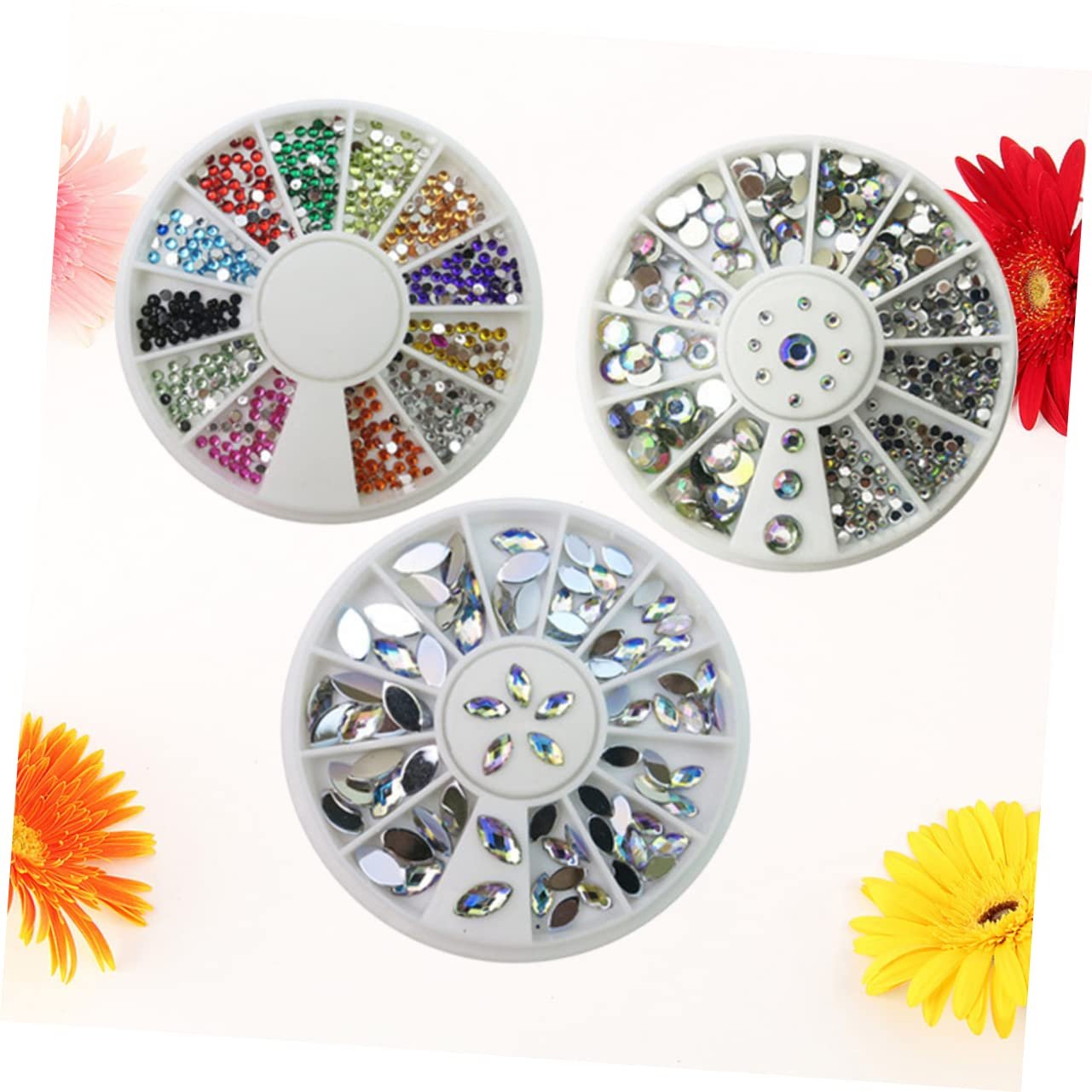 Наклейки з кристалами для нігтів Housoutil, аксесуари для нейл-арту, алмазні камені, фото №7