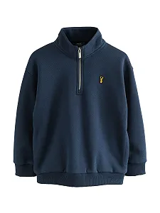 Толстовка Next для хлопчиків з коміром на блискавці - Фото 1