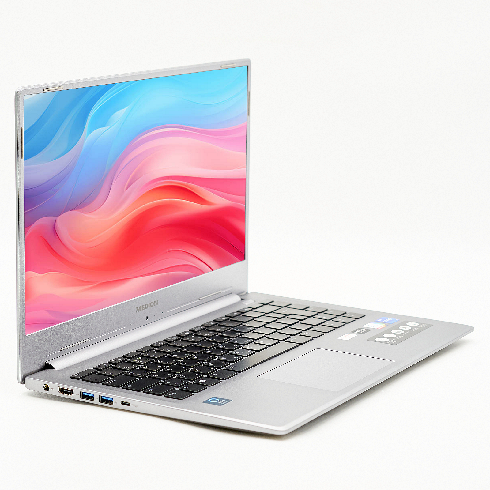Ноутбук Medion Akoya S15449 Intel Core i7-1165G7 32 ГБ ОЗУ 1 ТБ SSD Intel Iris Xe Graphics Металл, фото №3