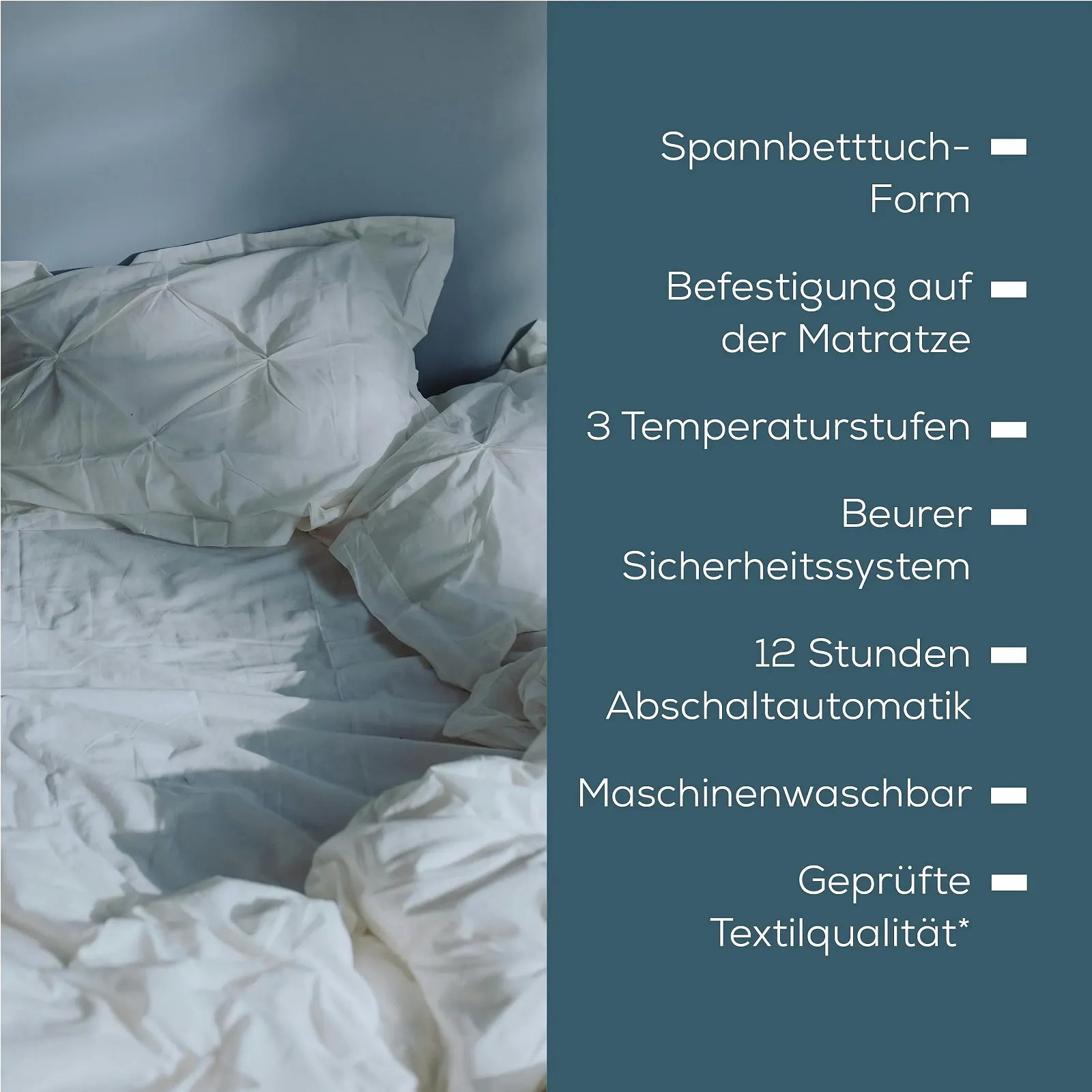 Электрическая Простынь Beurer UB 74 200 x 100 см, фото №7 Электрическая Простынь Beurer UB 74 200 x 100 см, фото №7