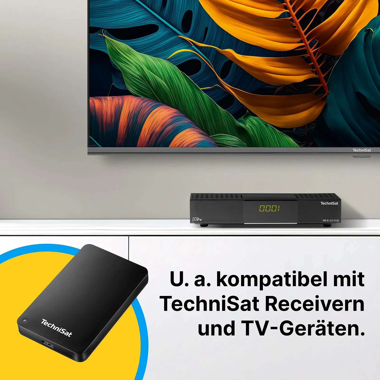 Внешний жесткий диск TechniSat Streamstore 24 1 TB 2.5" USB 3.2 LED, фото №3