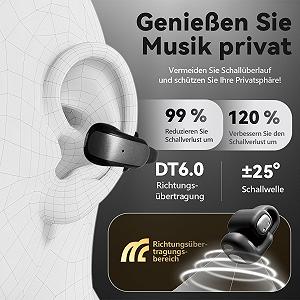 Навушники-перекладачі Bluetooth з голосовим перекладачем 115 мовами, 6 режимів перекладу, в реальному часі з додатком synthetic.ua - Фото 1