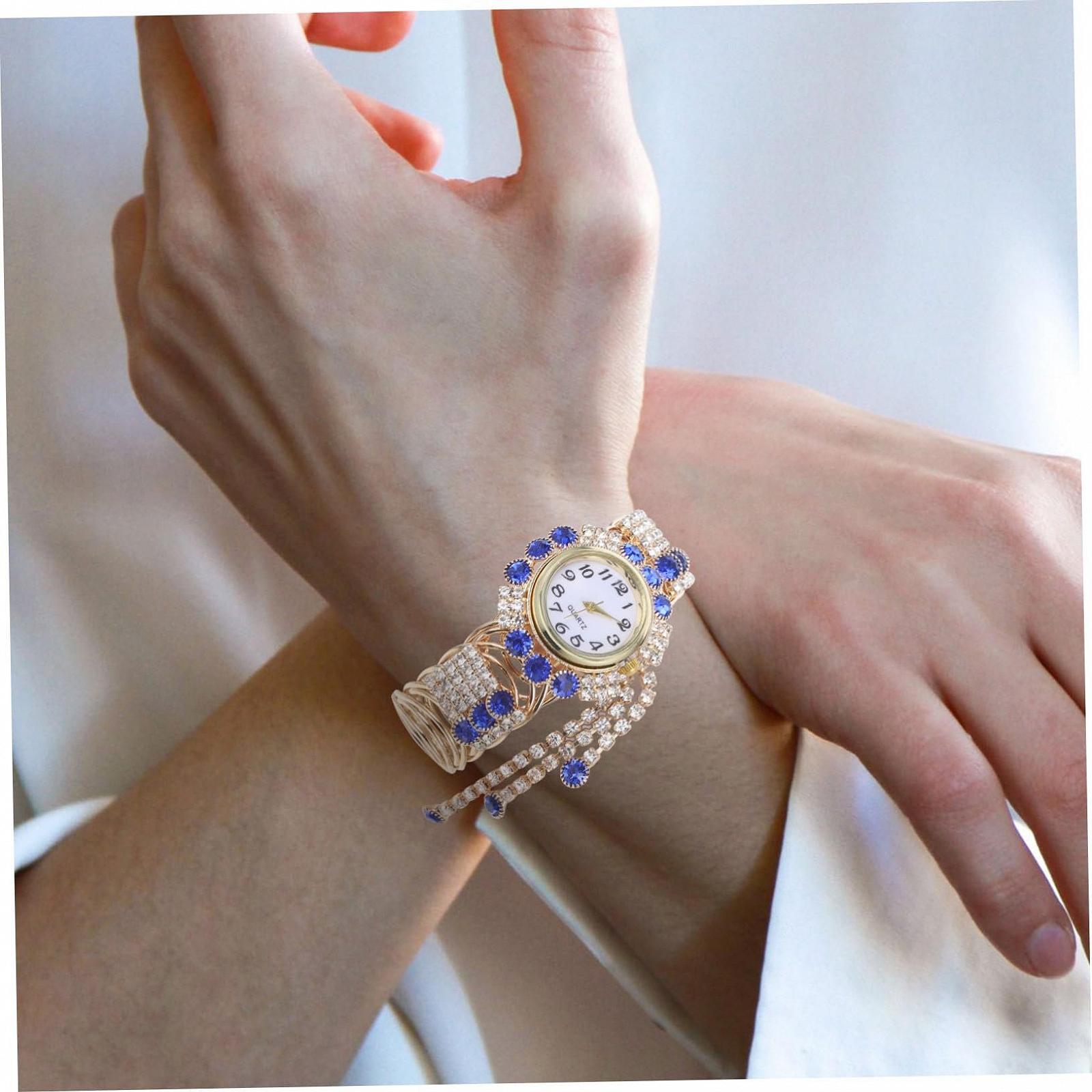 Жіночий годинник OATIPHO Цинковий сплав Синій, фото №8