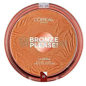 Тональна основа LOREAL GLAM BRONZE GROUND 01 18г - Фото 1