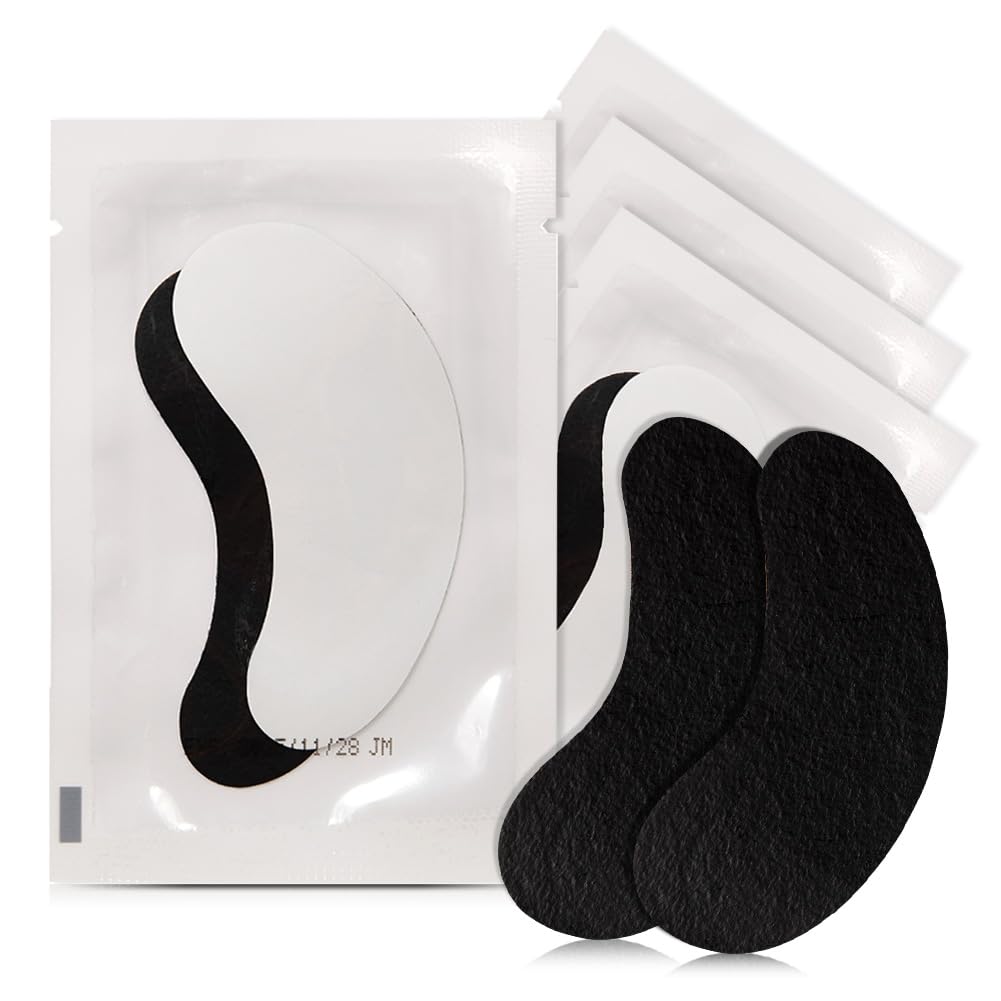 Подушечки Lunamoon Eye Pads для подовження вій Гелеві патчі Чорний колір, фото №1