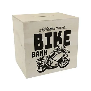 Скарбничка Bike Bank дерев'яна Мотоцикл - Фото 1
