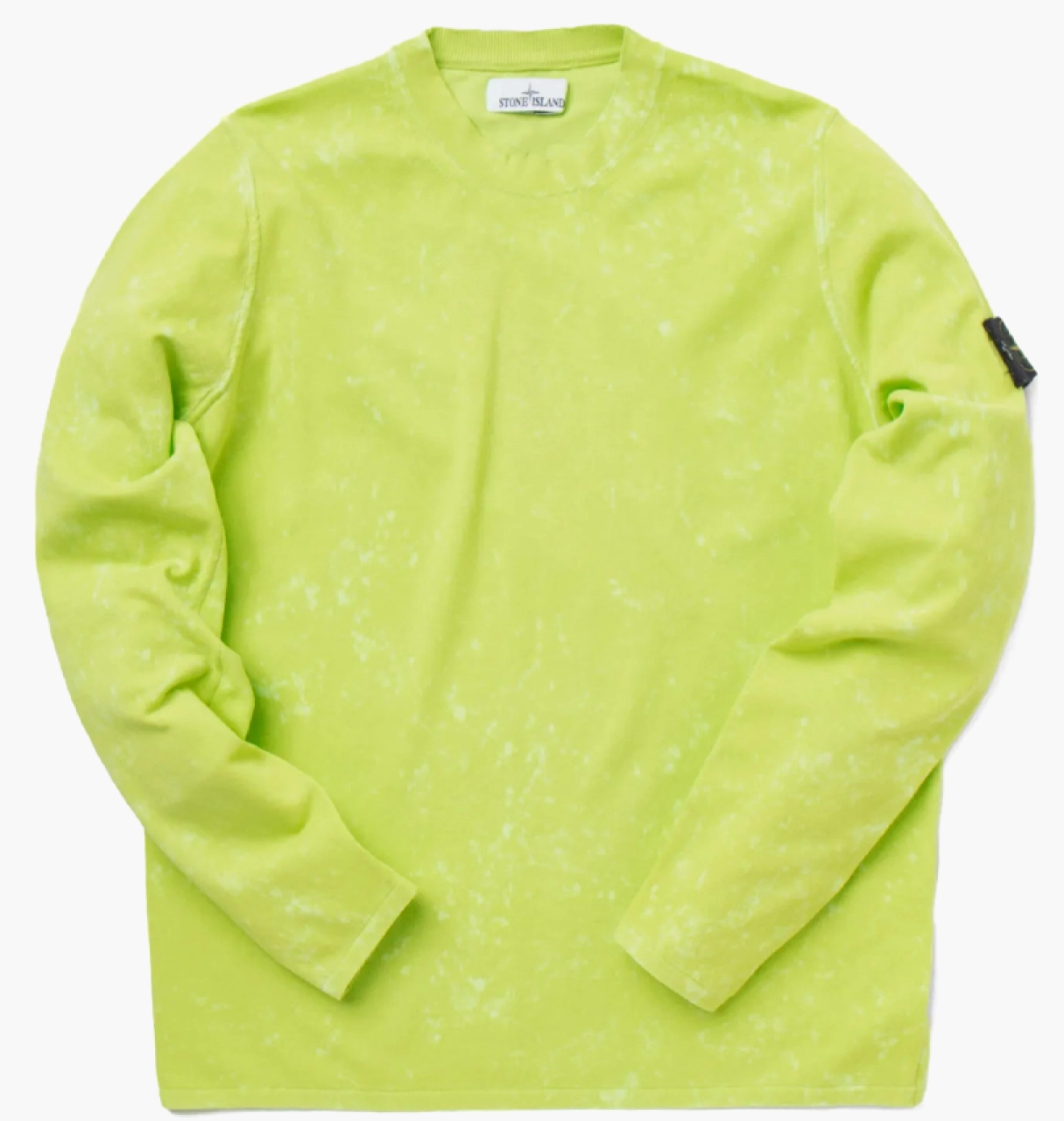 Джемпер STONE ISLAND COTTON TYE DYE JUMPER LIME XL, фото №1
