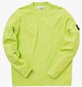 Джемпер STONE ISLAND COTTON TYE DYE JUMPER LIME XL - Фото 1