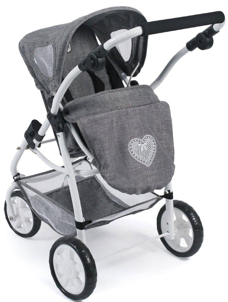 Коляска Bayer Chic 2000 638 76 COMBI Emotion 2 в 1 Джинсовий Сірий, фото №5