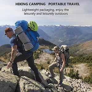 Матрац vincente Пінний Кемпінговий Ultralight Для кемпінгу Складаний Широкий Для пікніка Для йоги Для дітей Для рюкзаків synthetic.ua - Фото 1