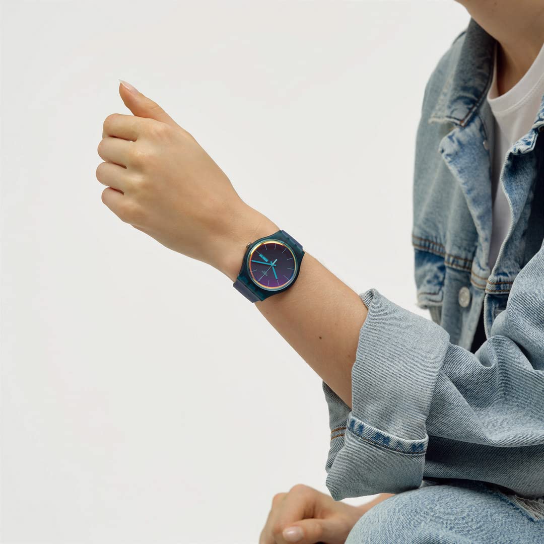 Годинник Swatch Fade to Pink Браслет, фото №5