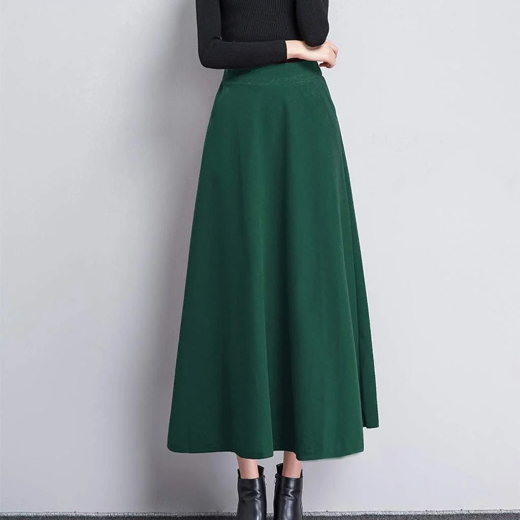 Спідниця A-силуету Fannyfuny Ретро з високою талією Однотонна плісирована, фото №2 Спідниця A-силуету Fannyfuny Ретро з високою талією Однотонна плісирована, фото №2