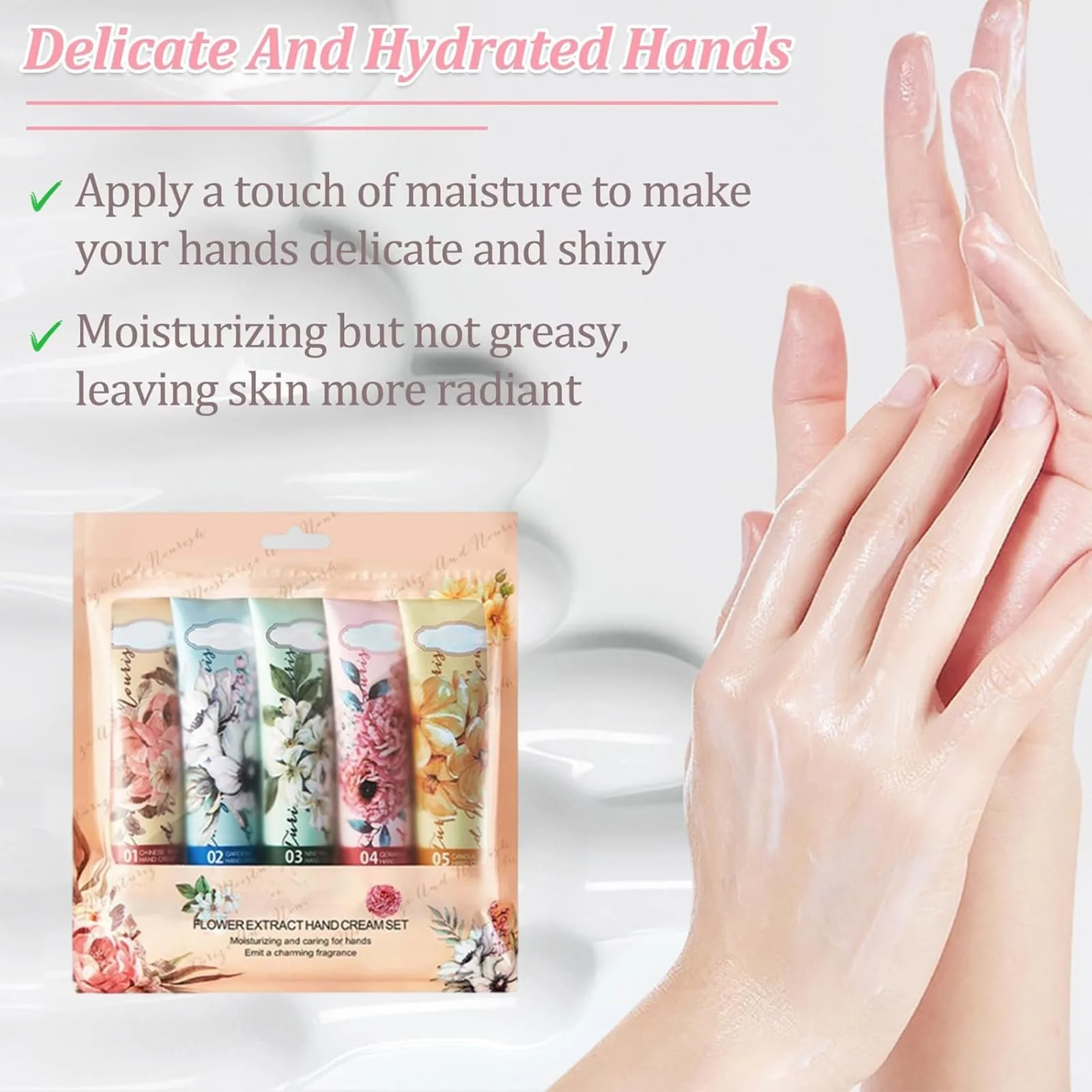 Крем для рук Різдвяний набір, 5 штук, фото №6