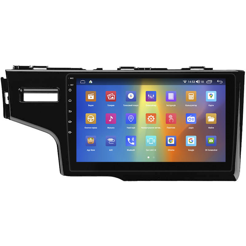 Штатная магнитола Lesko 9 Honda Jazz III 2014-2017 2/32Gb CarPlay 4G Wi-Fi GPS Prime (9485-47645), фото №2