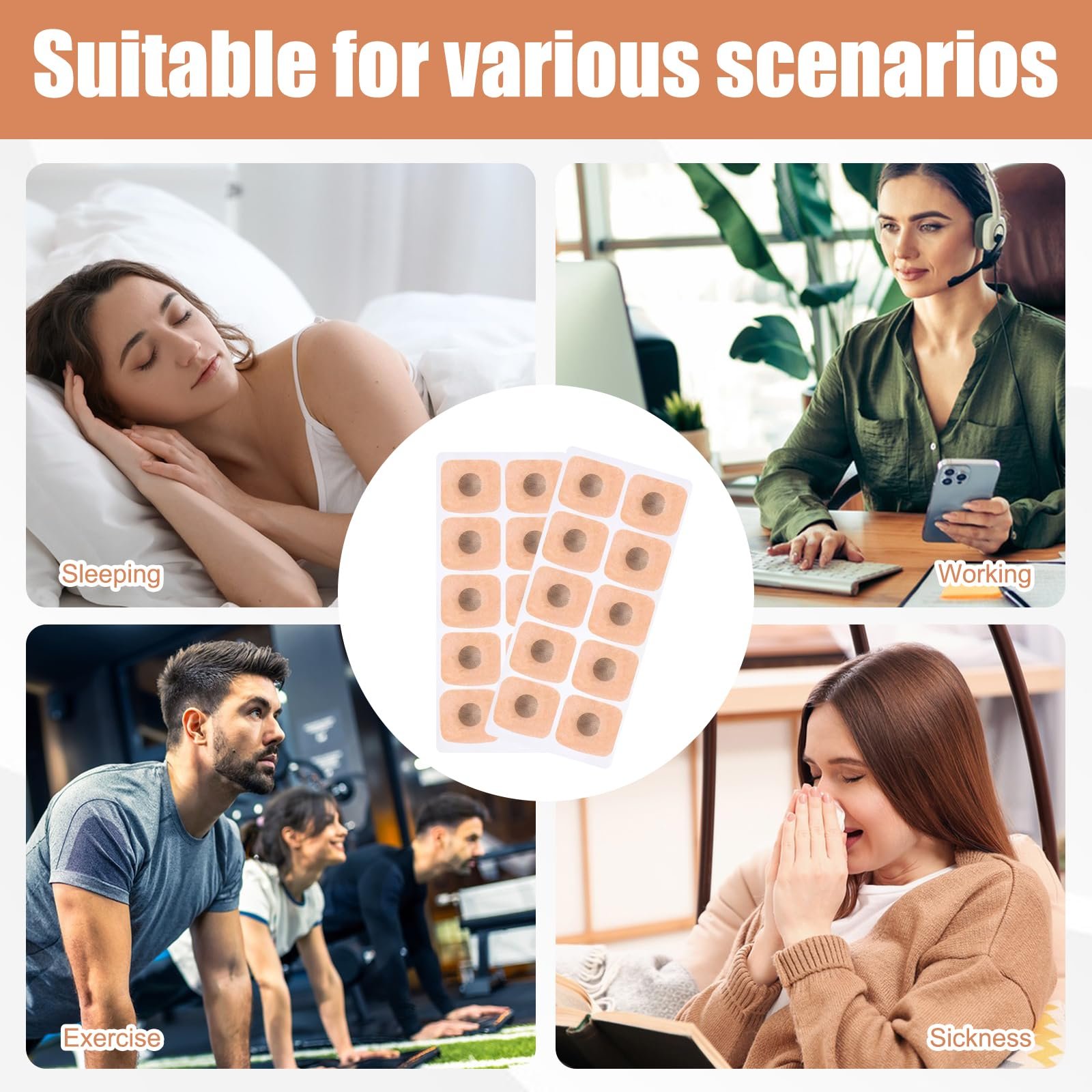 Магнітні назальні пластирі (400 шт. в упаковці), фото №6