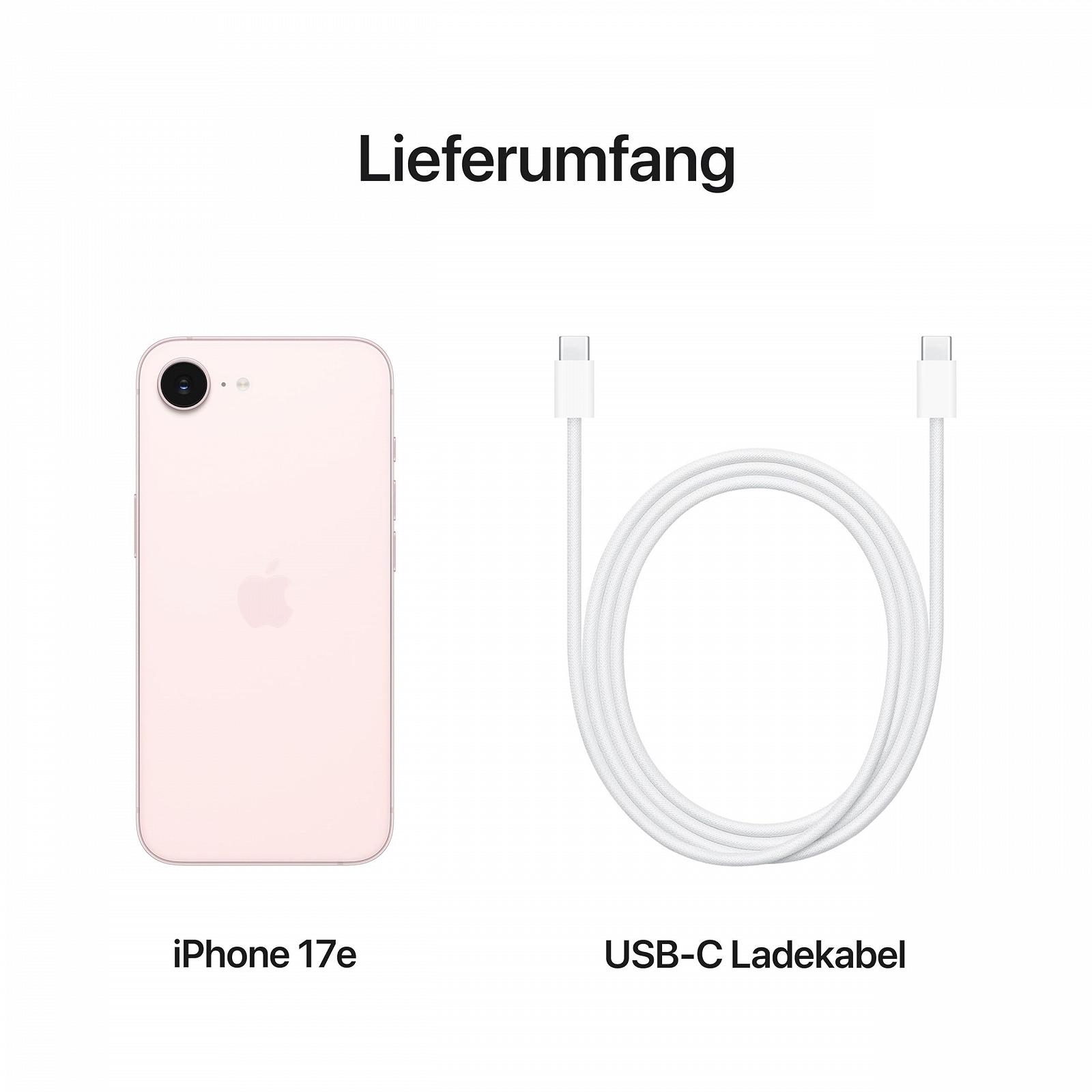 Смартфон Apple iPhone 17e 256GB 6.1" Super Retina XDR A19 48MP Fusion Pale Pink, фото №6 Смартфон Apple iPhone 17e 256GB 6.1" Super Retina XDR A19 48MP Fusion Pale Pink, фото №6