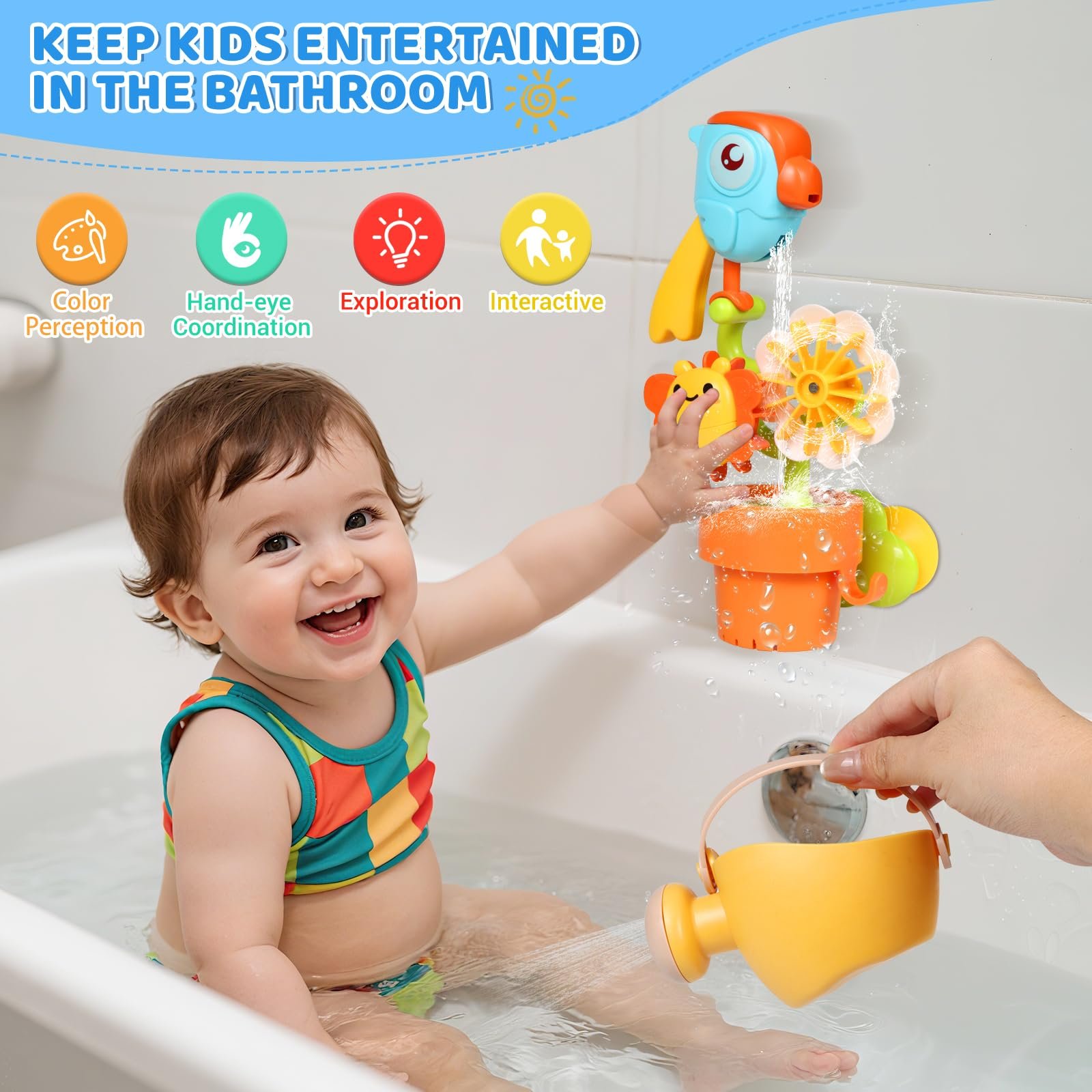 Интерактивная игрушка для ванной для малышей, фото №2