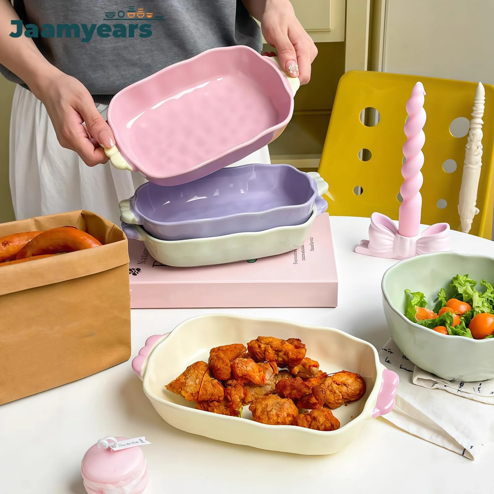 Форма для запікання Прямокутна Керамічна, фото №4