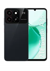 Смартфон ZTE Blade A35 12 ГБ (4 ГБ + 8 ГБ) 64 ГБ Android 14 Go Edition Star Black - Фото 1