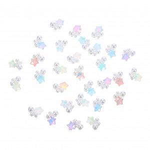 Підвіски для нігтів FRCOLOR 30 шт, намистини для манікюру, прикраси у вигляді зірок - Фото 1