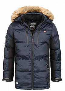 Мужская зимняя куртка-парка Geographical Norway H-261 с капюшоном - Фото 1