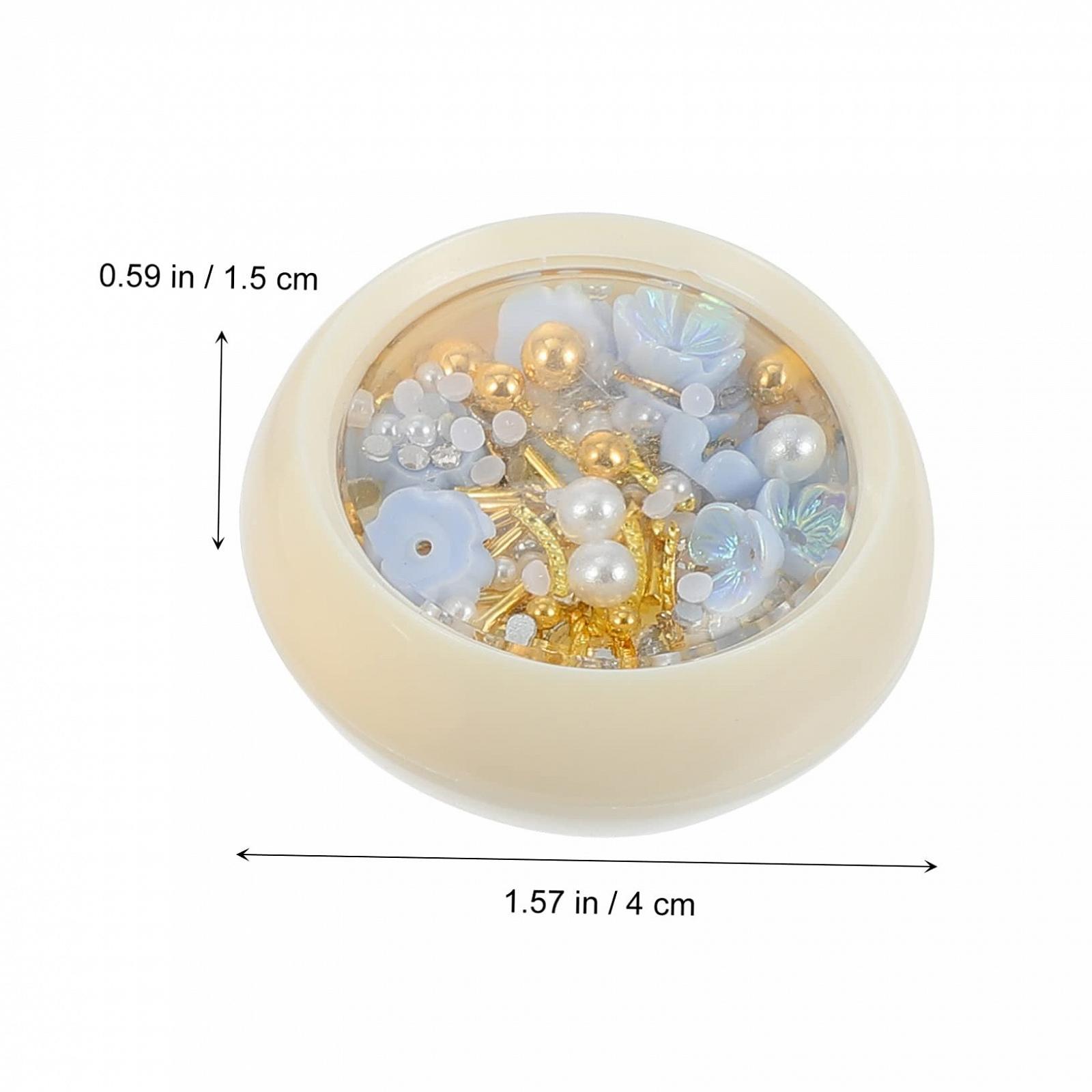 Набір для манікюру Mikinona Штучні перли, Кристали, Квіти, фото №6