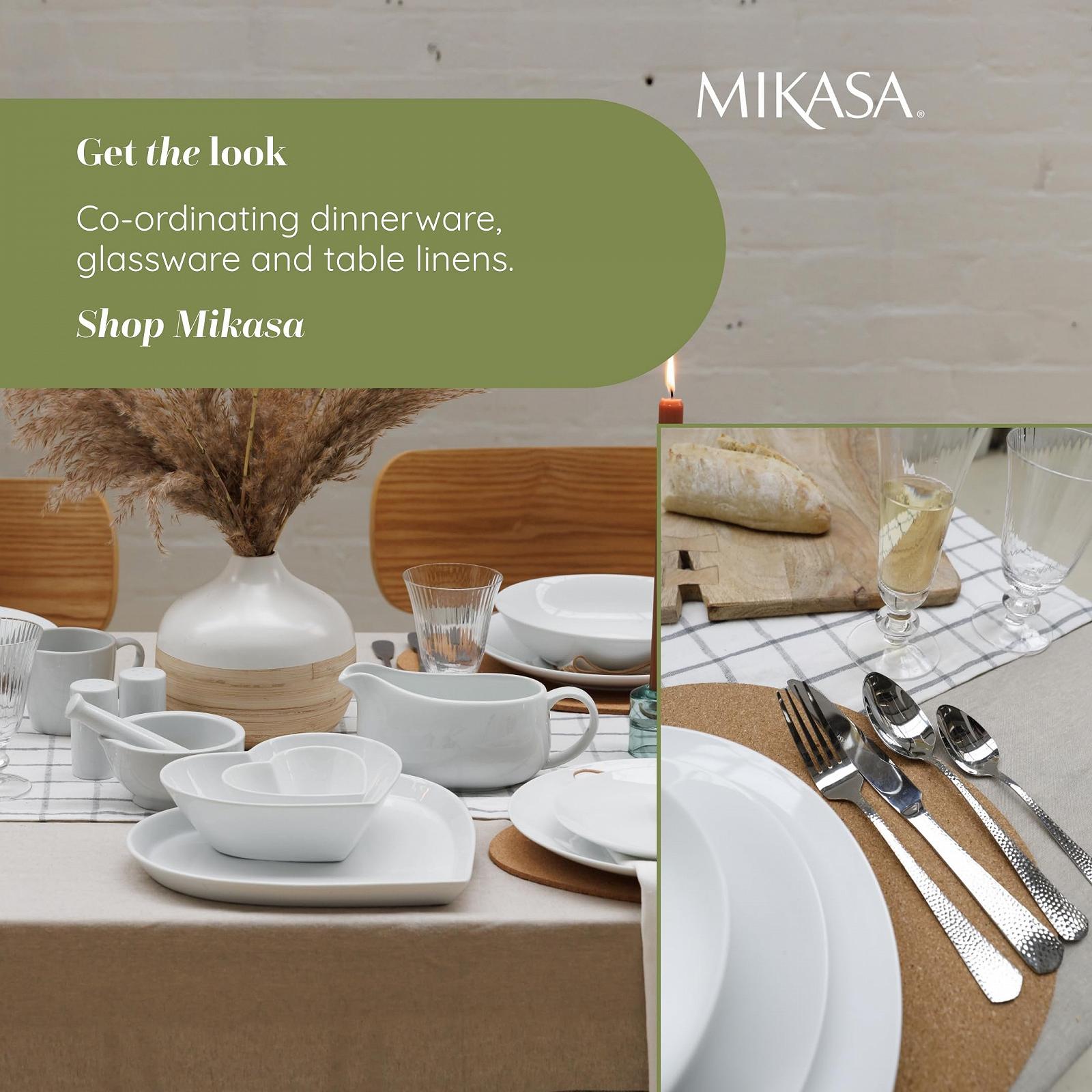 Набір столових приборів Mikasa Broadway з нержавіючої сталі, 16 предметів, сріблястий, на 4 персони, фото №5