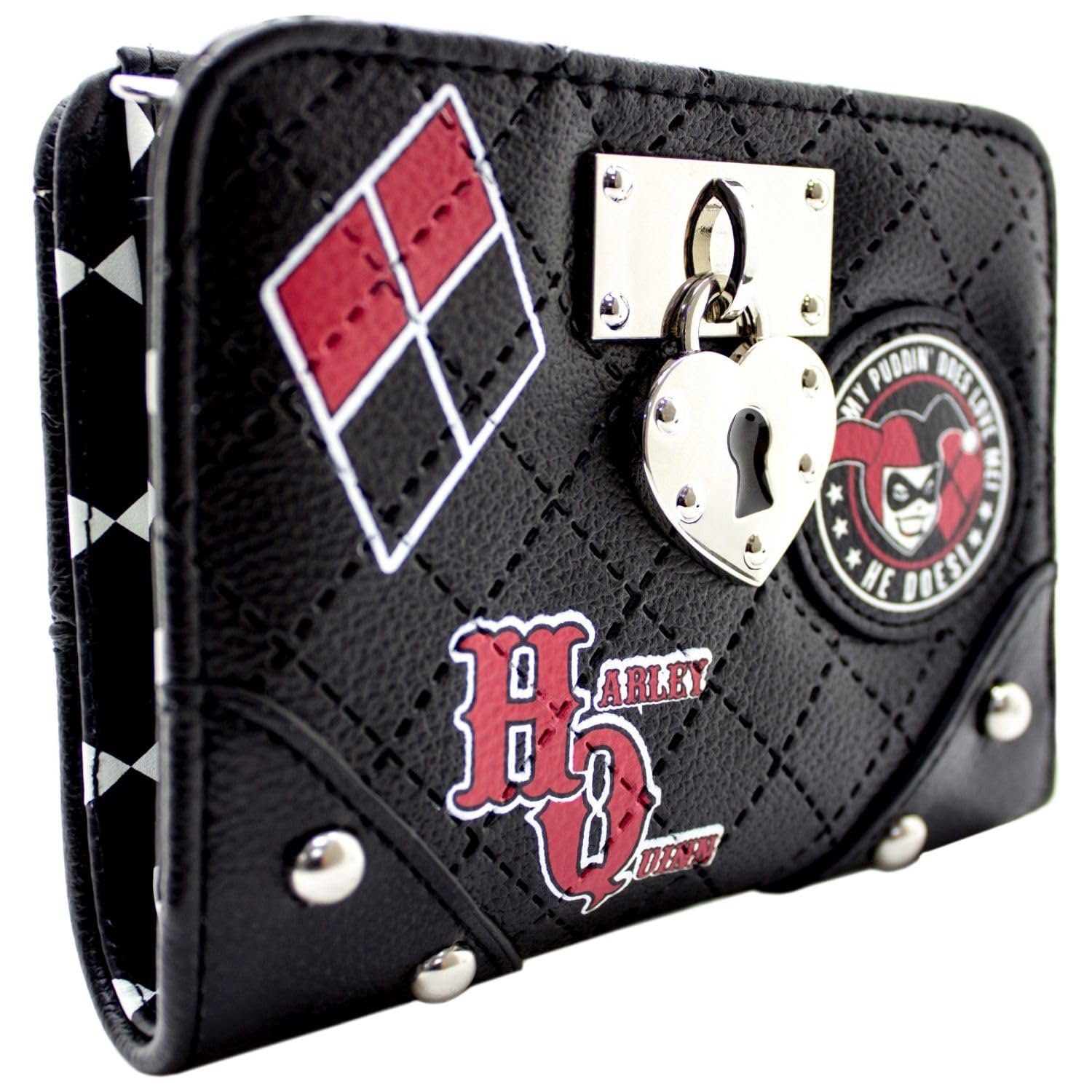 Гаманець Клатч Harley My Puddin Loves Me Quinn Гаманець для монет і карток Чорний, фото №1