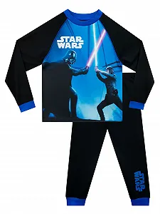 Пижама Star Wars Люк Скайвокер против Дарта Вейдера с длинными рукавами для мальчиков - Фото 1