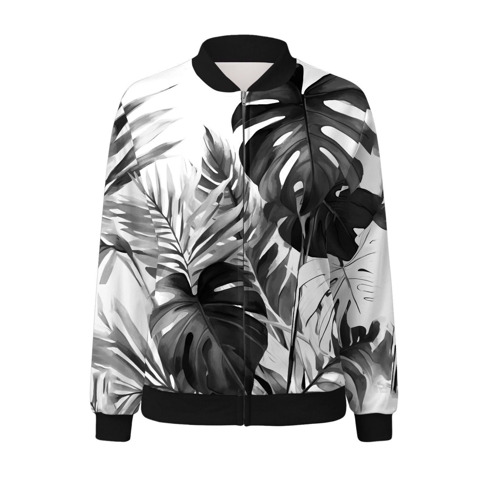 Жіноча куртка-бомбер Generisch Весняна куртка Короткий бомбер, фото №4 Жіноча куртка-бомбер Generisch Весняна куртка Короткий бомбер, фото №4