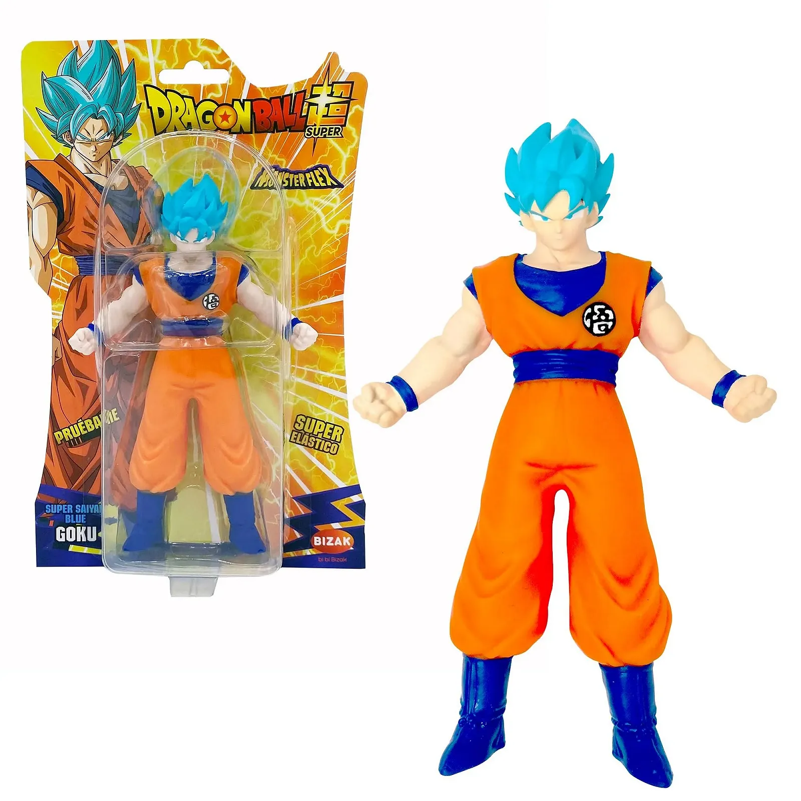 Фигурка Bizak Monsterflex Dragon Ball Goku Blue Super Saiyan эластичная 25 см, фото №1 Фигурка Bizak Monsterflex Dragon Ball Goku Blue Super Saiyan эластичная 25 см, фото №1