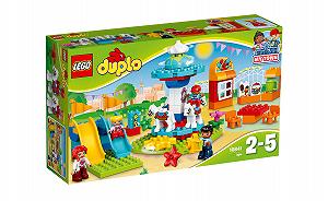 Конструктор Лего LEGO DUPLO Семейный парк аттракционов (10841) - Фото 1