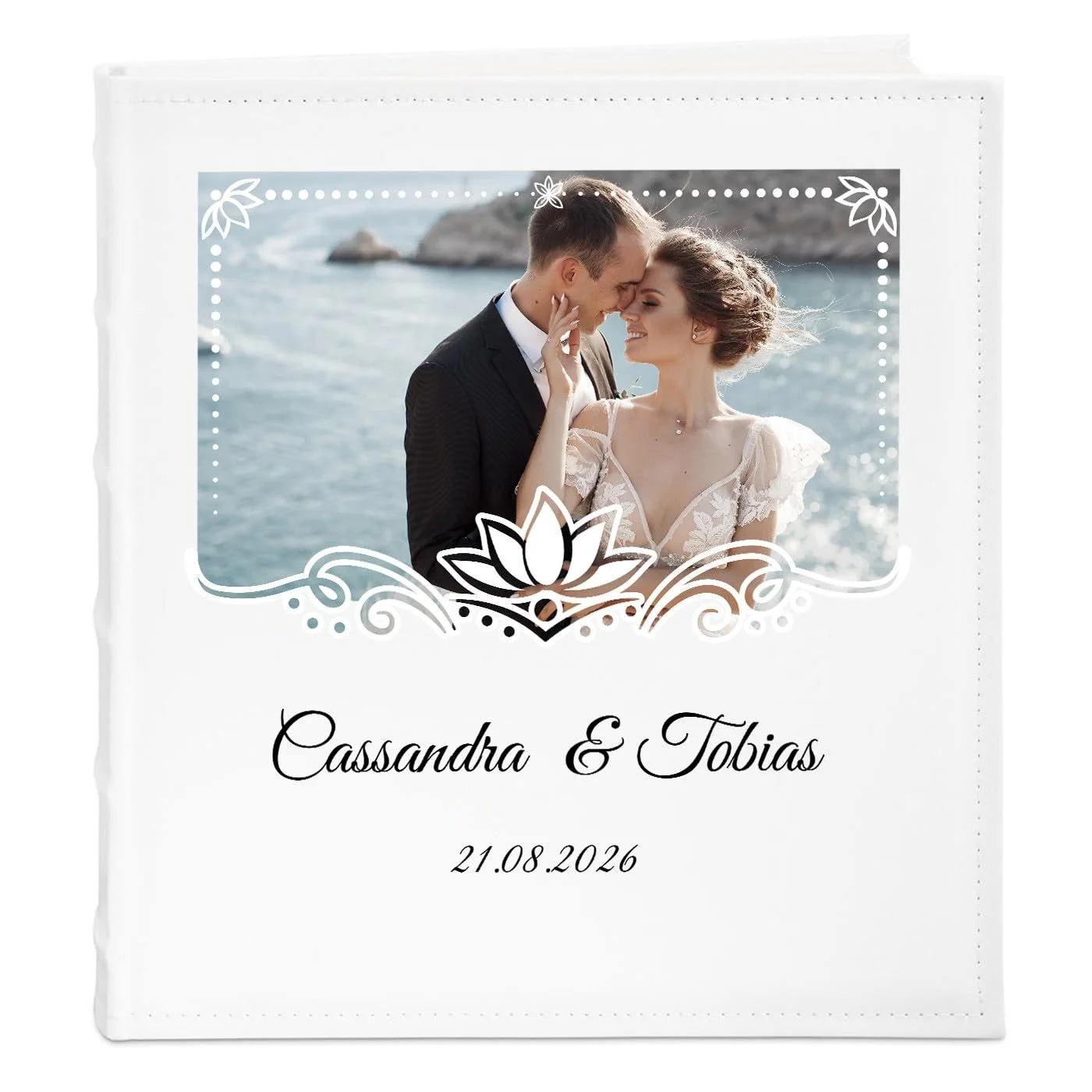 Альбом для фотографий Maverton, вставной, с принтом, 33x33 см, белый, на 500 фотографий 10x15 см, фото №1 Альбом для фотографий Maverton, вставной, с принтом, 33x33 см, белый, на 500 фотографий 10x15 см, фото №1