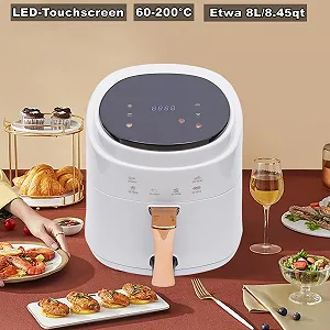 Мультипіч Smart 8 л 1400 Вт LED Безщітковий двигун Біла synthetic.ua - Фото 1