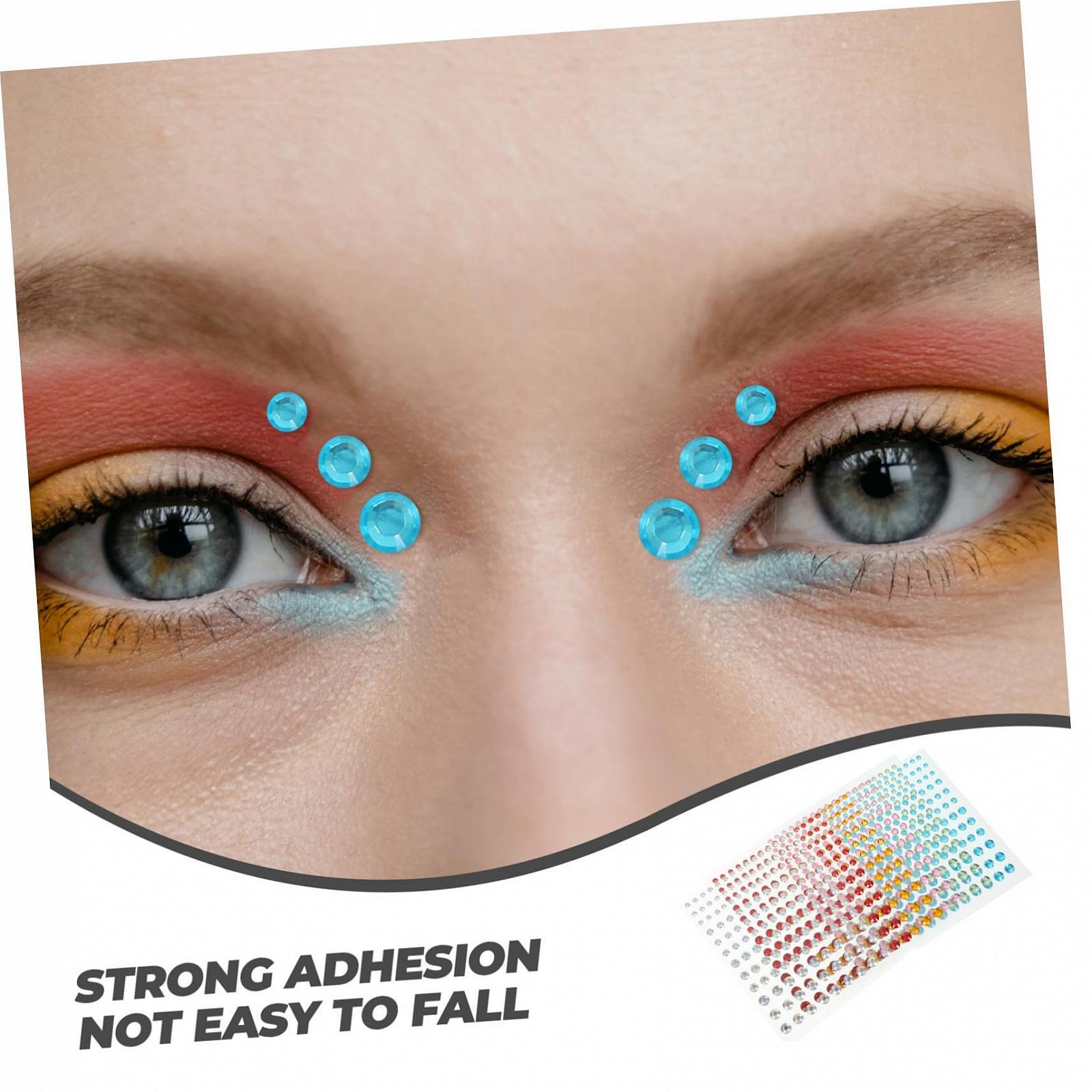 Наклейки стрази Самоклеючі Блискучі Камені тіла нігтів, фото №5