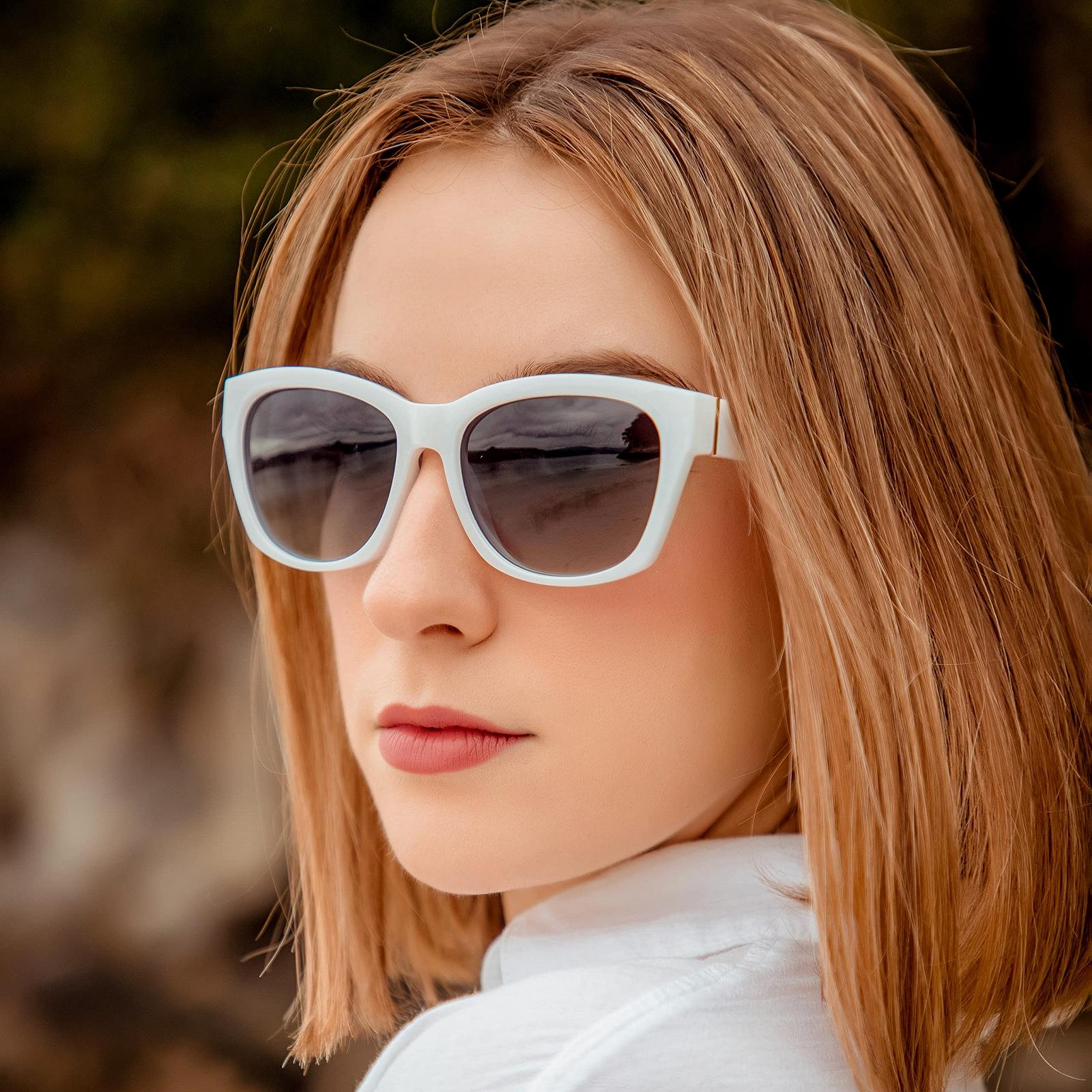 Сонцезахисні окуляри Котяче око ZENOTTIC Поляризовані Вінтажні Великі Квадратні UV Захист, фото №3