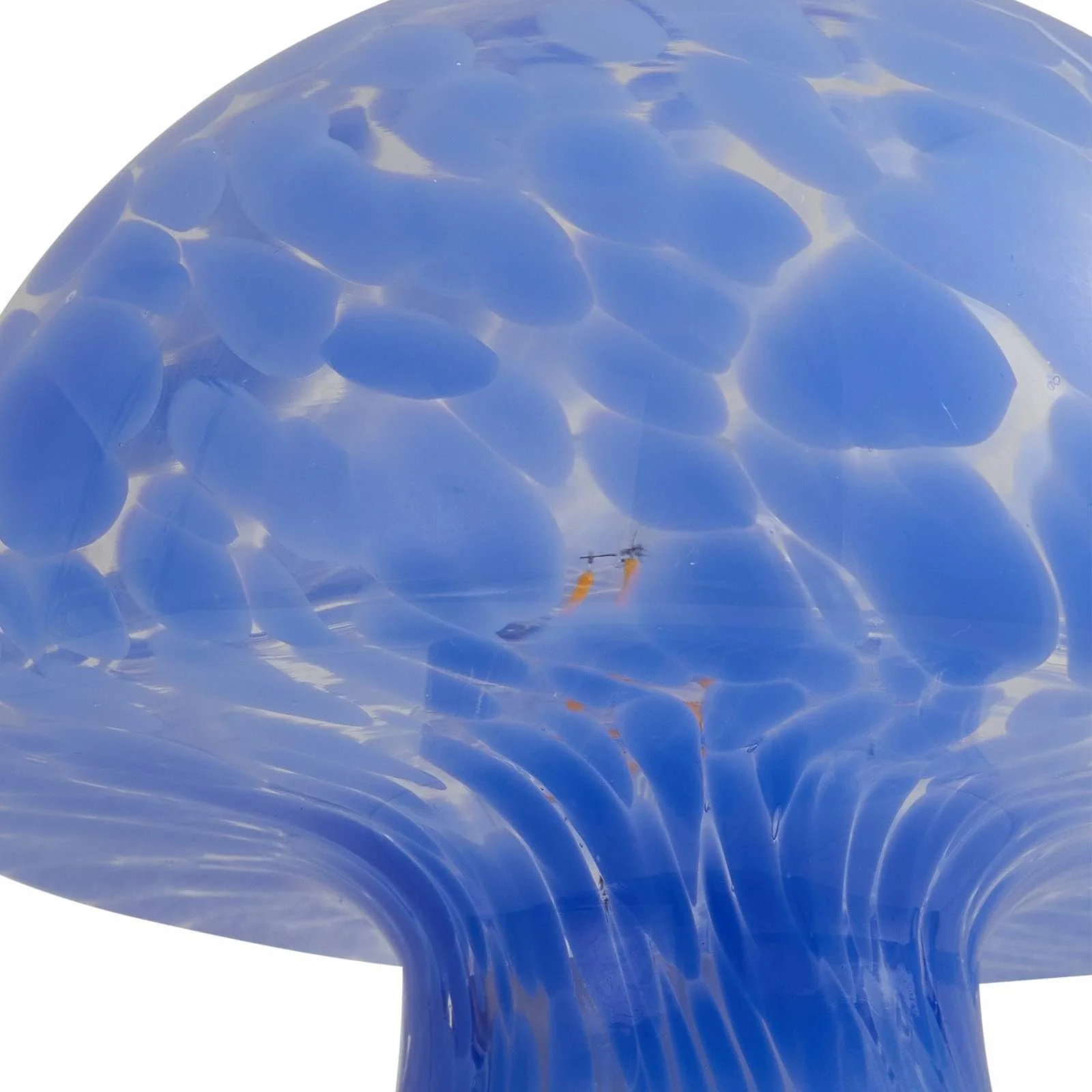 Настільна лампа Lindby Hubi Modern 1 лампа E27 синє скло, фото №7