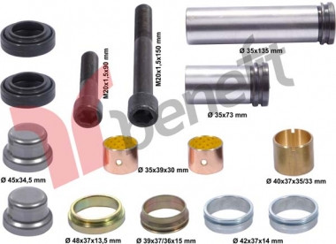 РК направляющих суппорта MERITOR ELSA1 BNF3500 MCK1102, фото №1