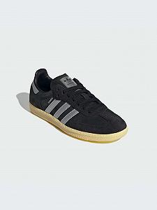 Кроссовки adidas Samba OG Core black / Metallic silver / Almost yellow 40 synthetic.ua - Фото 1