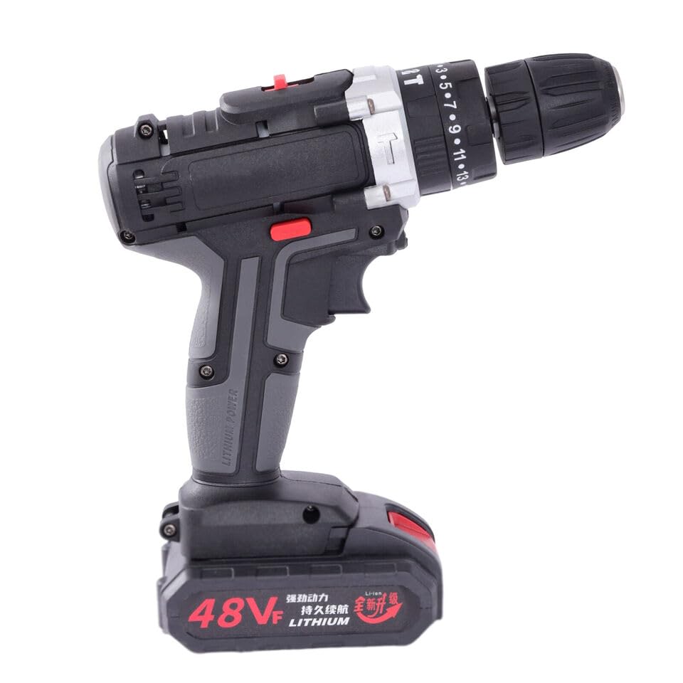Безшнуровий Шурупокрут Electric Screwdriver 48 VF Li-ion з акумулятором для свердління стін, деревини, металу, фото №2