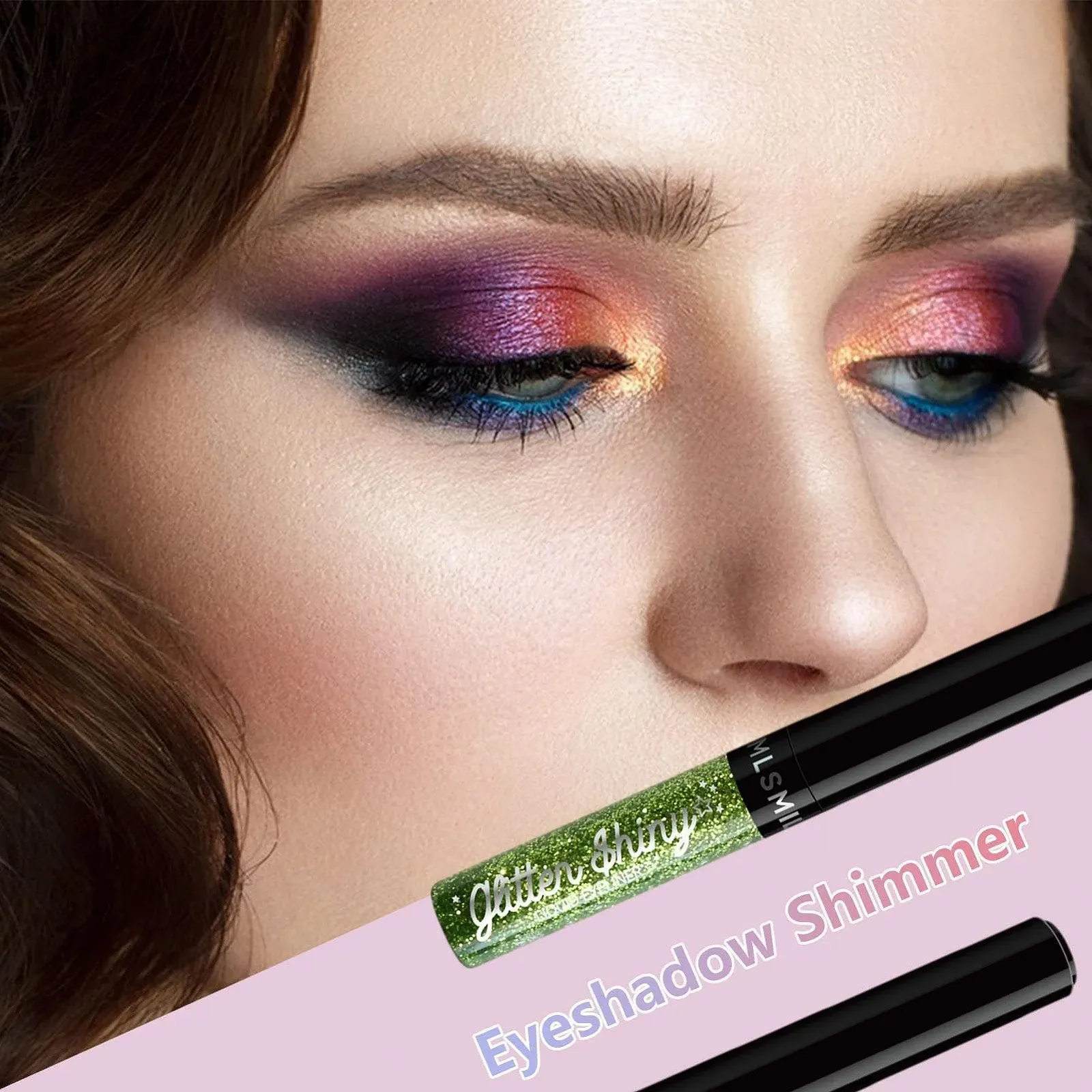 Підводка для очей рідка з блискітками Pearl Neon Rainbow, фото №3 Підводка для очей рідка з блискітками Pearl Neon Rainbow, фото №3